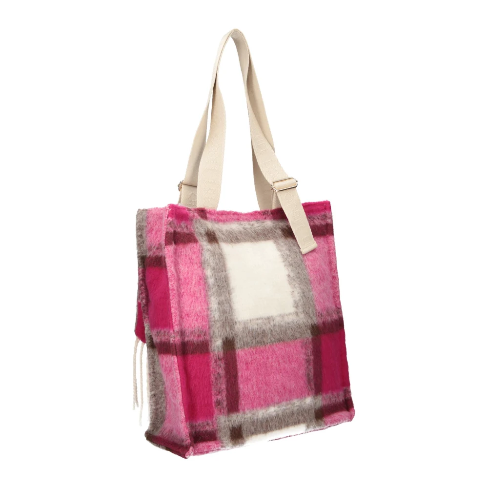 Liu Jo Mode Shopping Check Tas Multicolor Dames