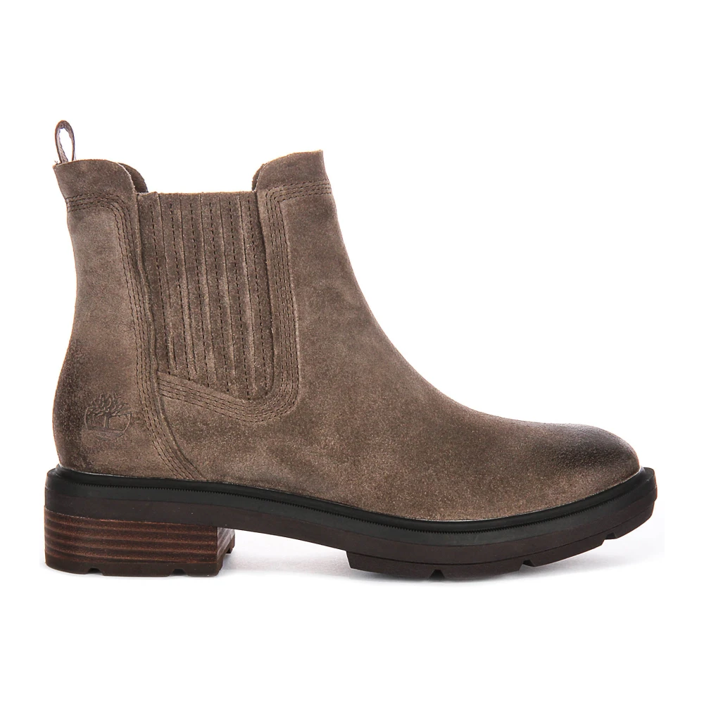 Timberland Brown Chelsea Boots, Female, 8 Uk, Brimfield Mid Chelsea Pull On Boots