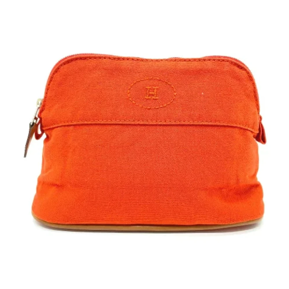 Hermès Vintage Pre-owned Cotton pouches Orange Dames