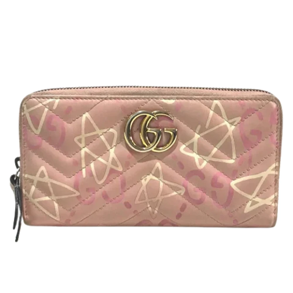 Gucci Vintage Pre-owned Leather wallets Pink Dames