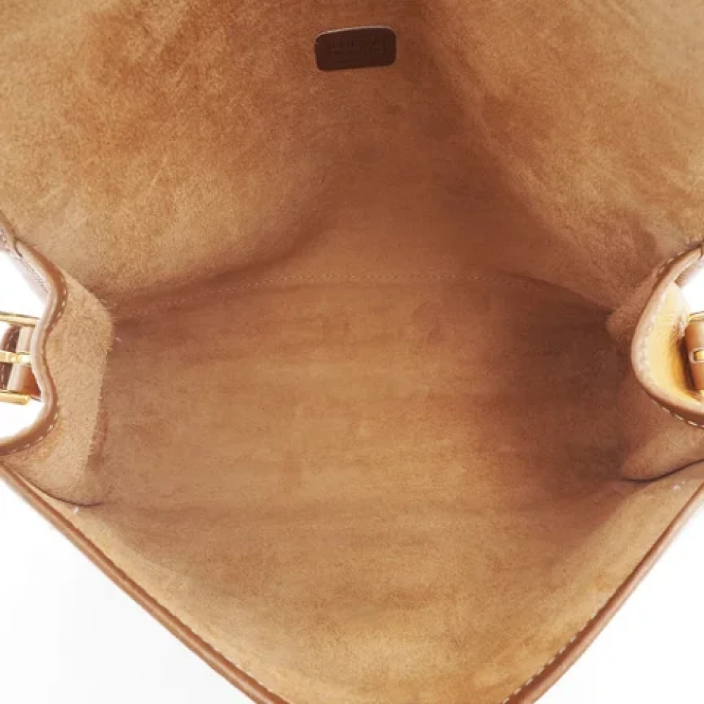 Loewe Pre-owned Leather shoulder-bags Beige Dames