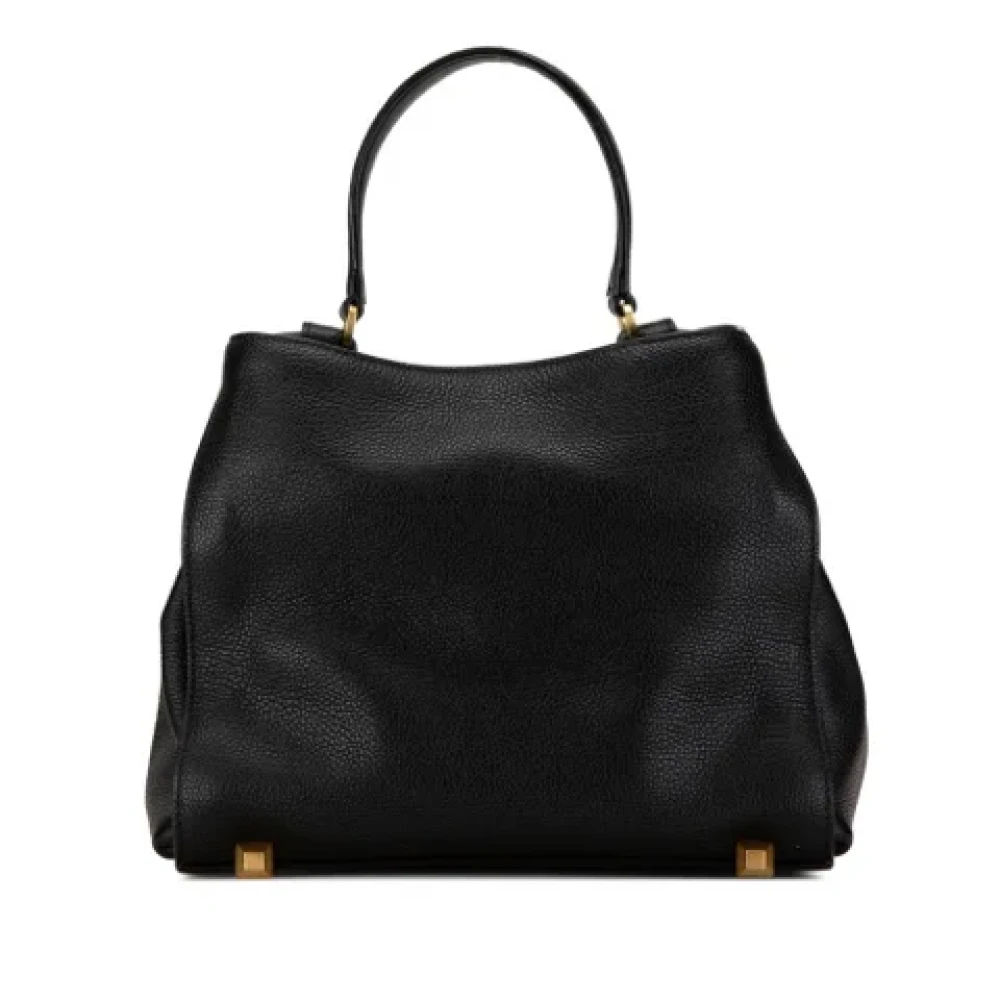 MCM Pre-owned Leather handbags Black Dames