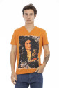 t-shirt-decontracte-col-v-avec-impression-frontale