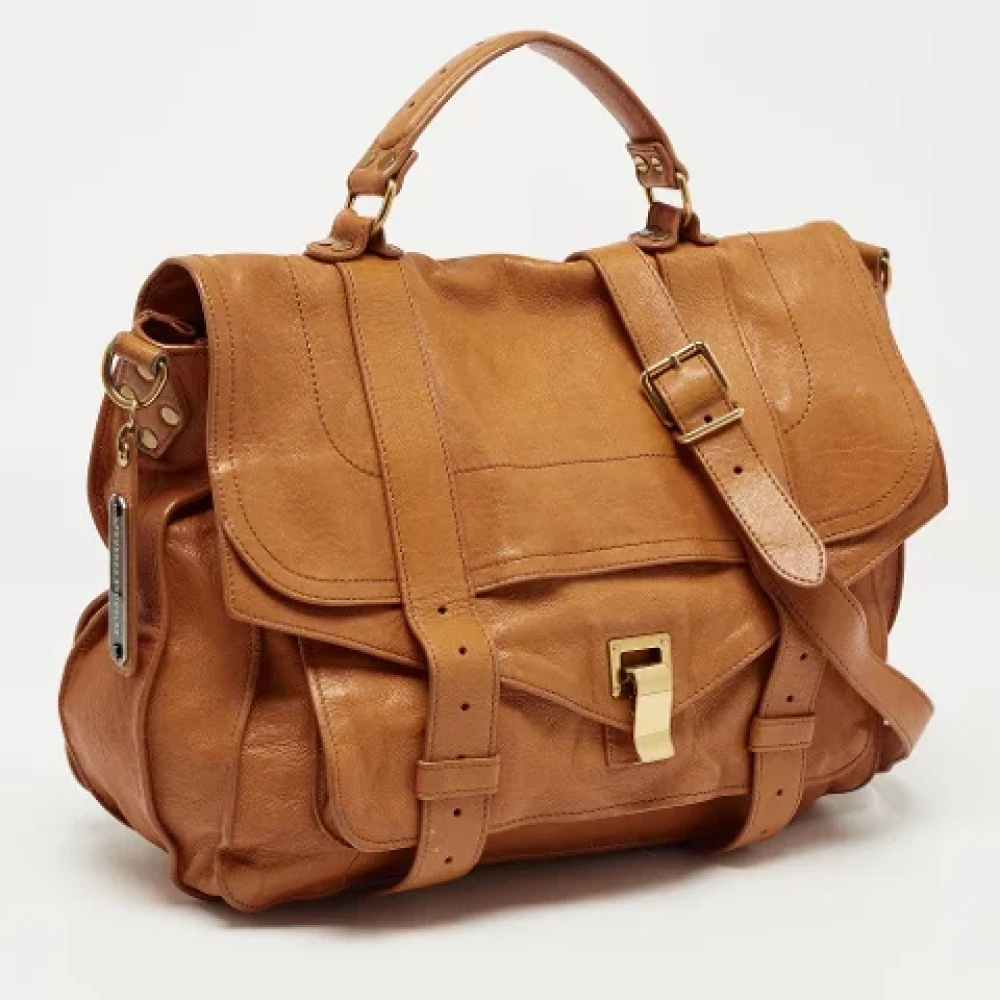 Proenza Schouler Pre-owned Leather handbags Brown Dames