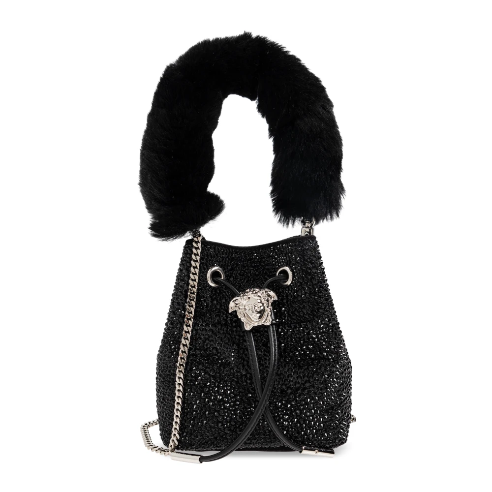 Versace Handtas La Medusa Mini bucket type Black Dames