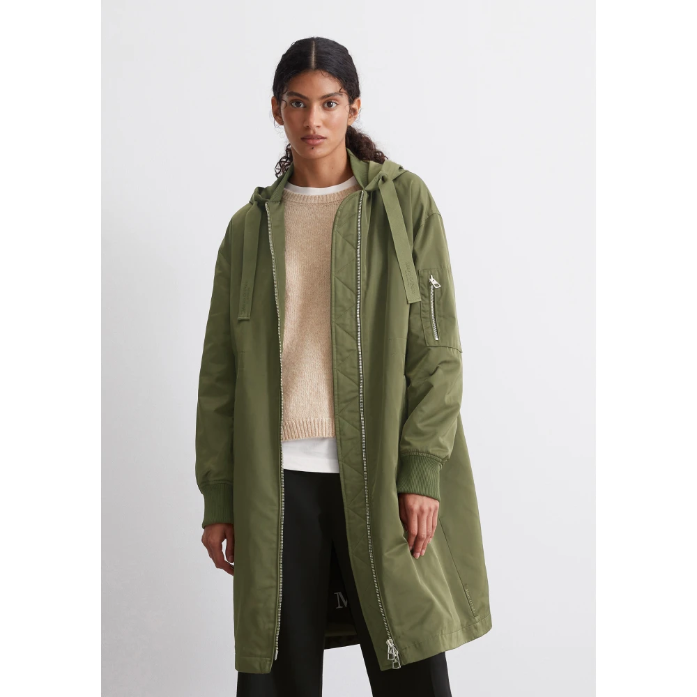 Marc O'Polo Blouson parka in aviatorstijl regular Black Dames