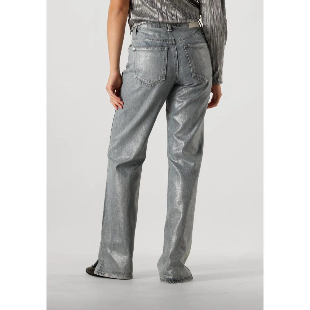 Gestuz Straight Leg Jeans Blue Dames