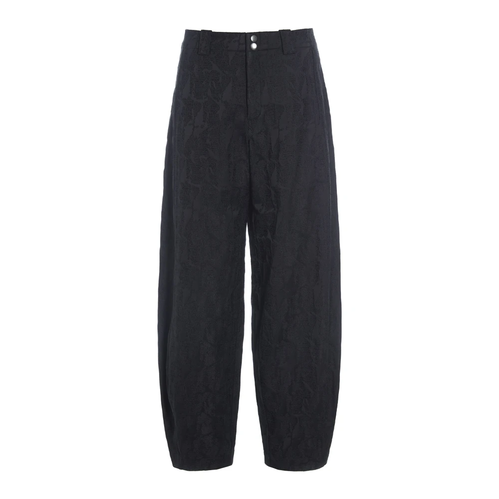 Bitte Kai Rand Jacquard Stretch Broek Zwart Black Dames