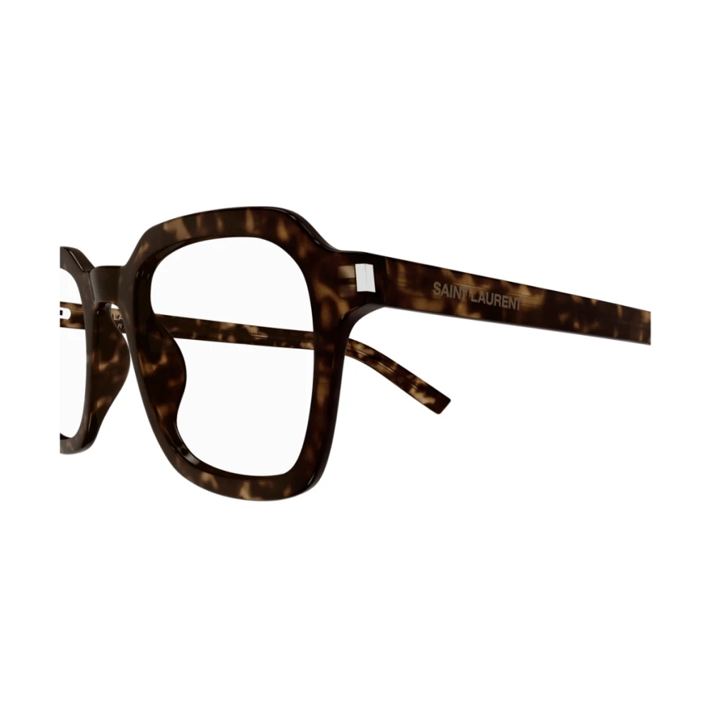 Saint Laurent Vierkante zonnebril Brown Unisex