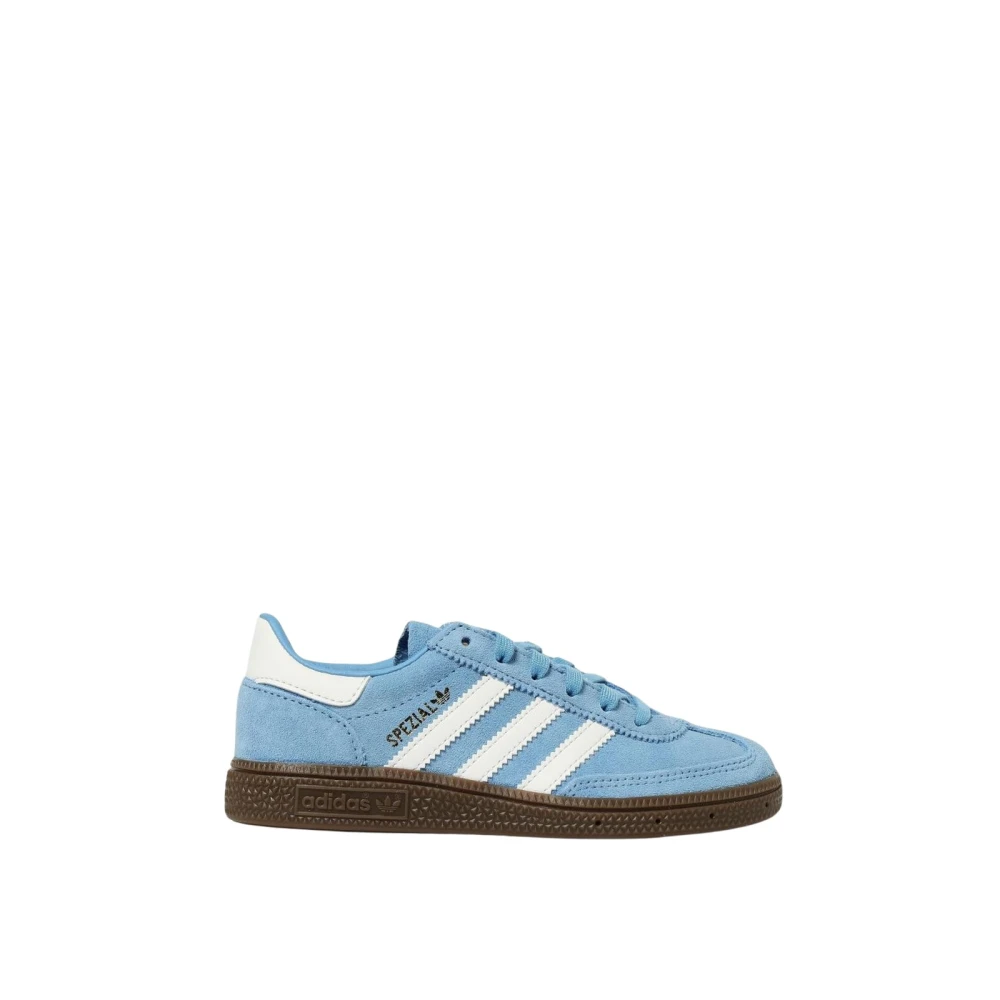 Adidas Originals Unisex Blue Suede Lace-Up Trainers
