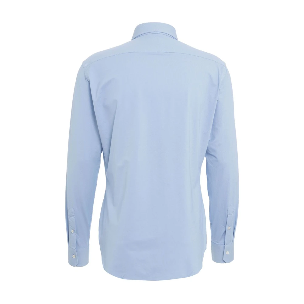 Gender Actieve Textiel Tailor Shirt met 3D Stretch Blue Heren
