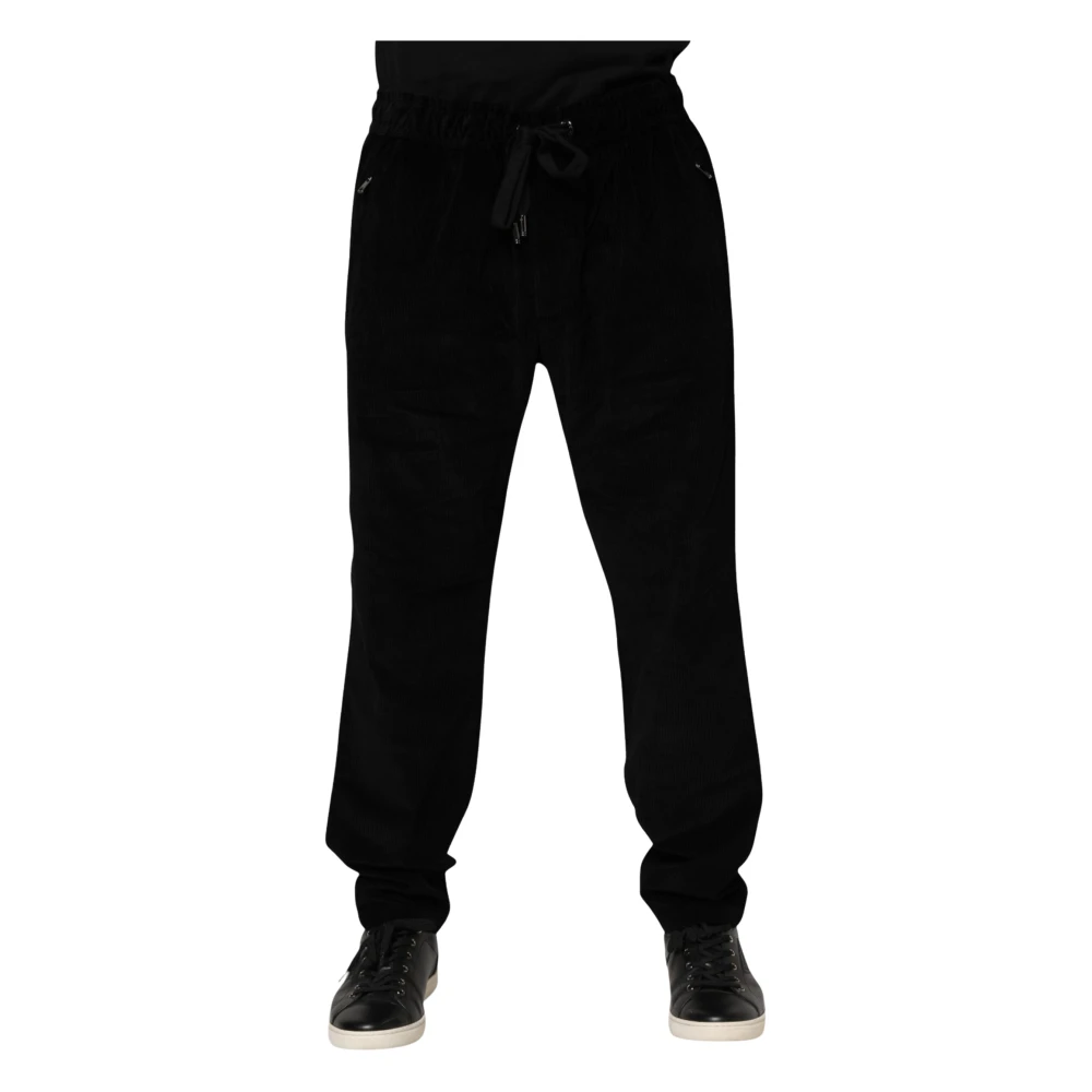 Dolce & Gabbana Svart Jogger Pants