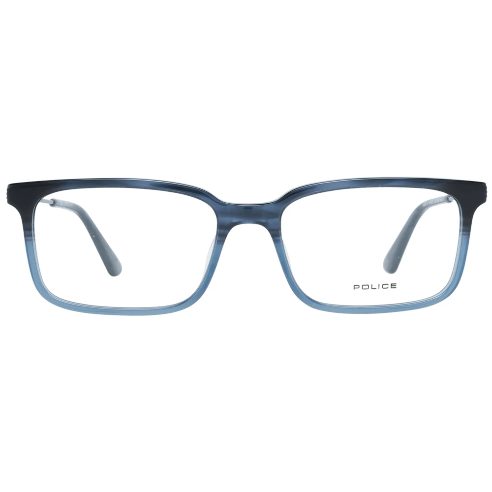Police Blauwe Heren Optische Brillen Blue Heren