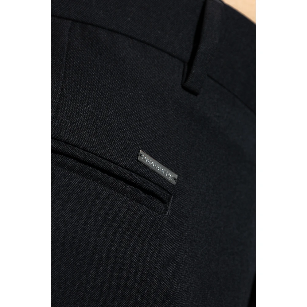 Dsquared2 Broek Cigarette Fit Black Heren