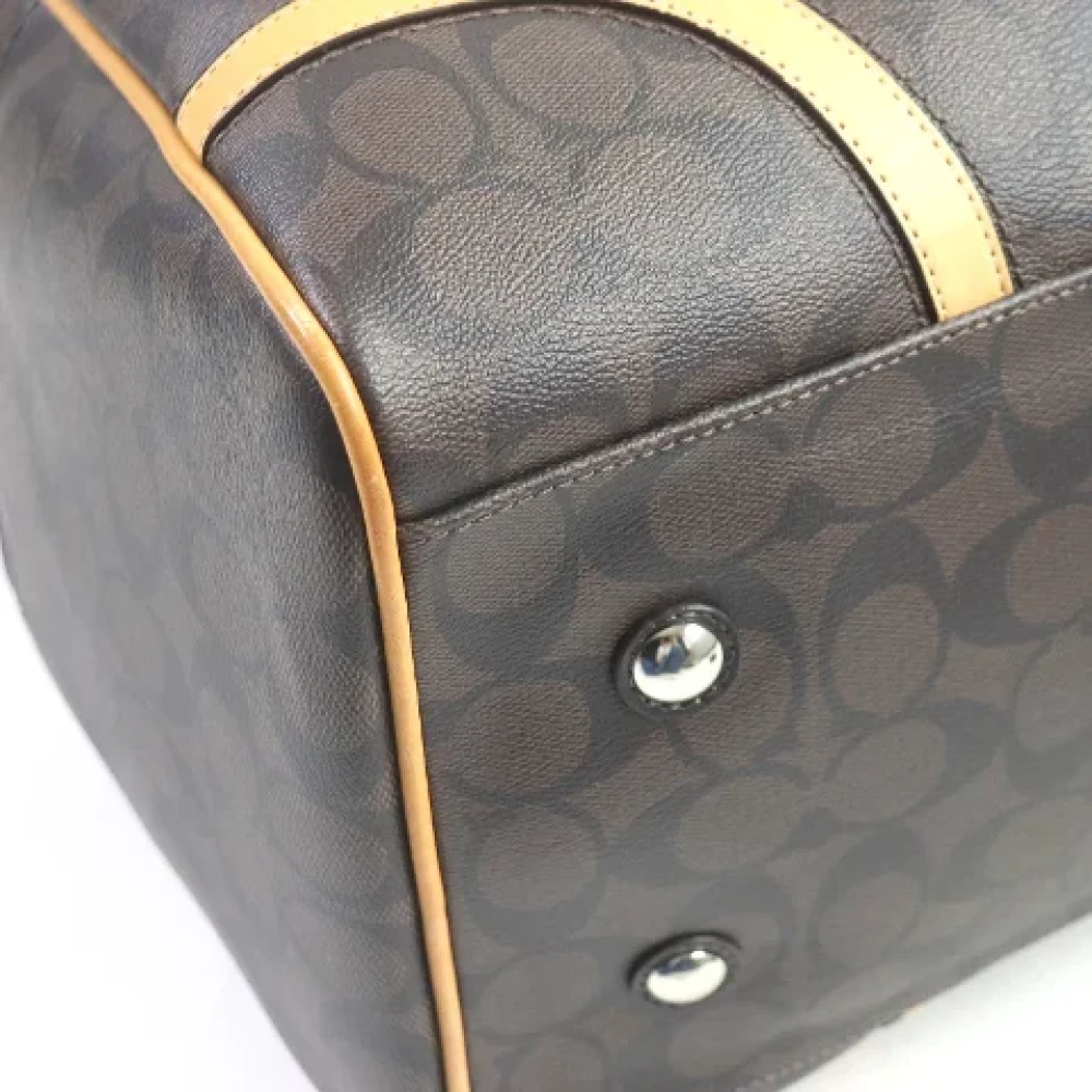 Coach Pre-owned Leather handbags Brown Dames