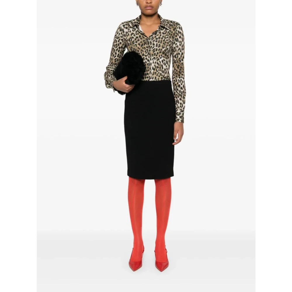 N21 Jersey Shirt Brown Dames