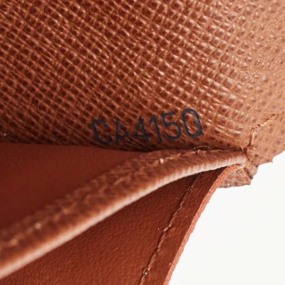 Louis Vuitton Vintage Pre-owned Coated canvas wallets Brown Dames