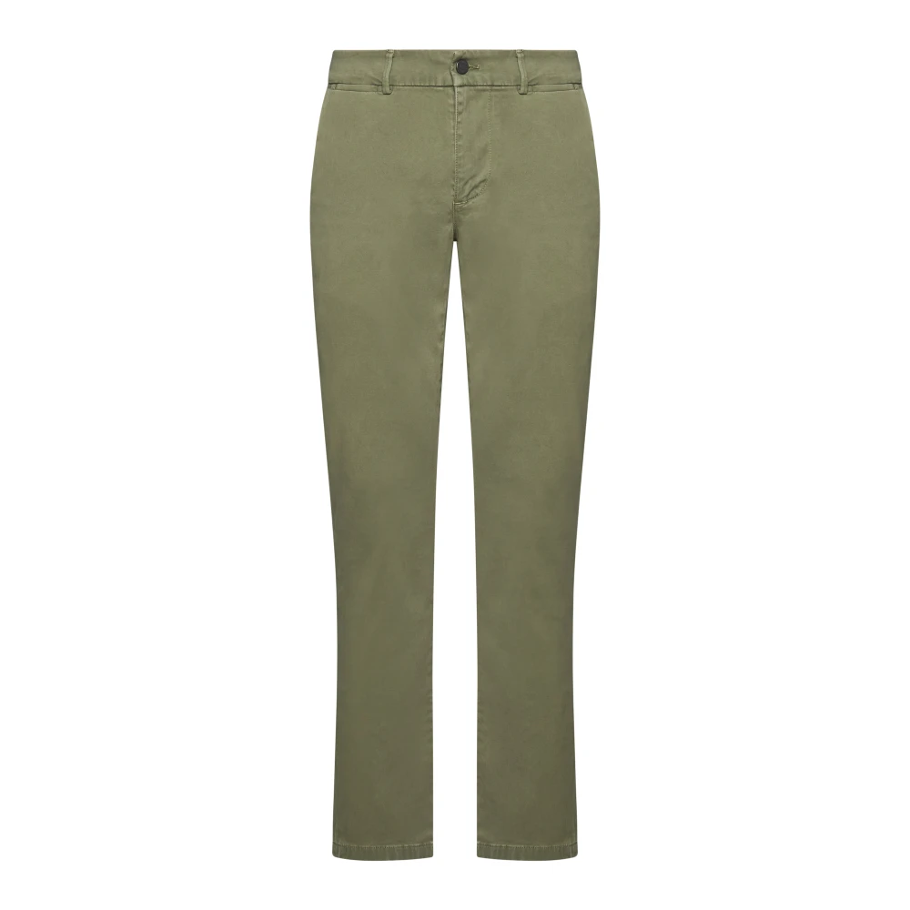 7 For All Mankind Groene Slimmy Chino Broek Green Heren