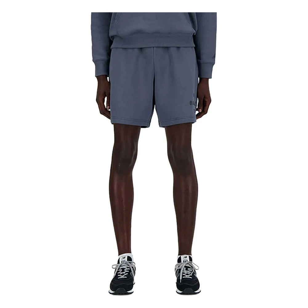 New Balance Shorts Blue Heren