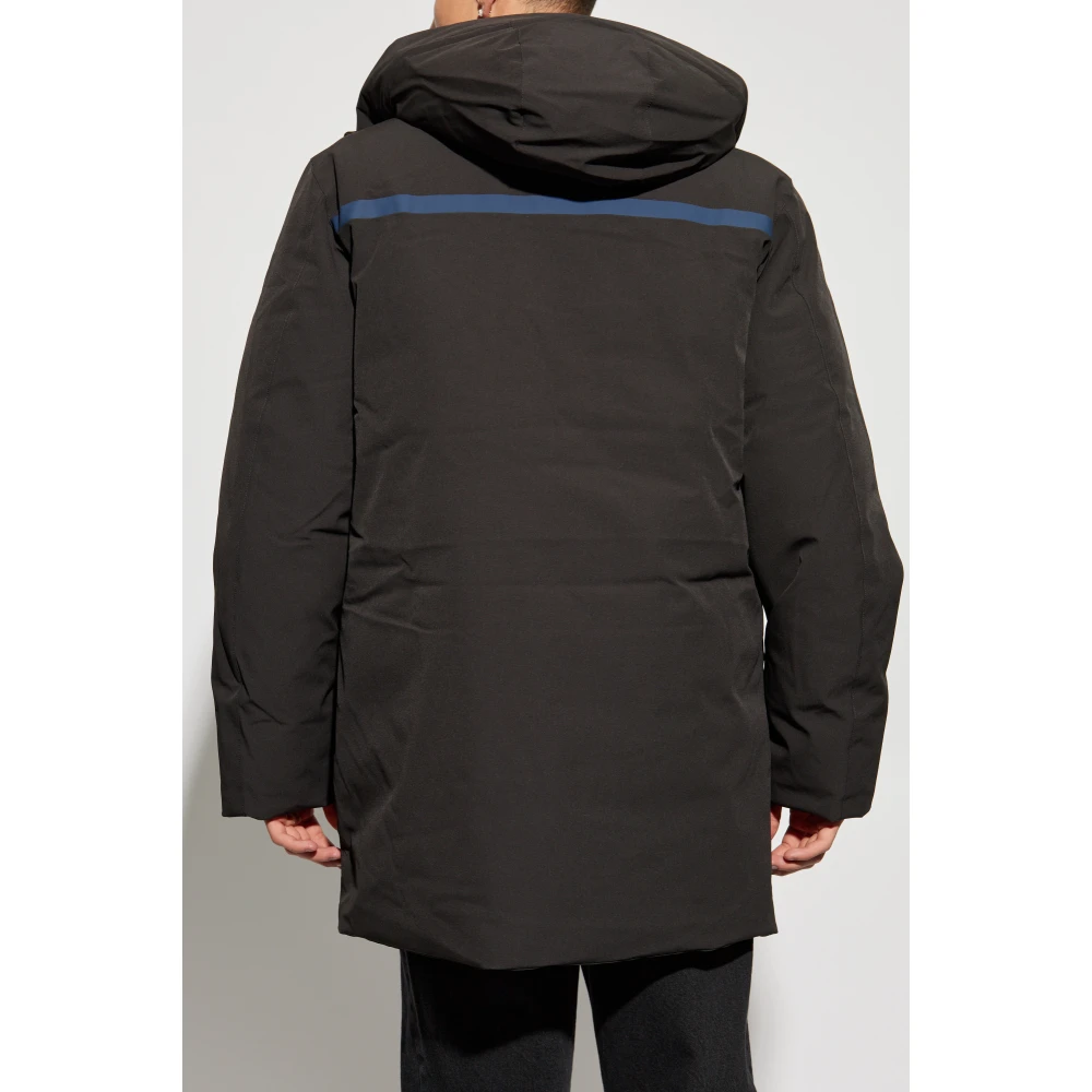 PS By Paul Smith Gewatteerde jas met capuchon Black Heren