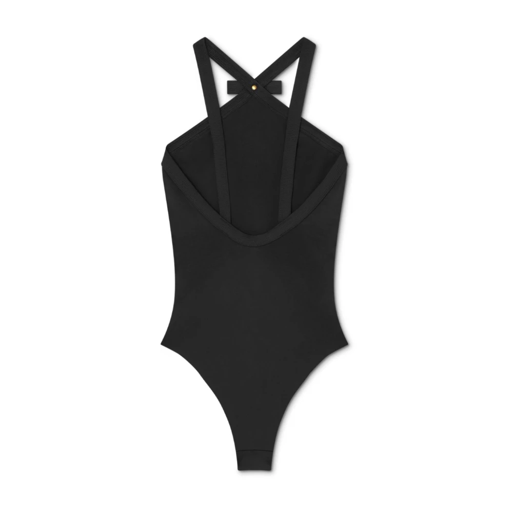 Versace Nero Zwemkleding voor Vrouwen Ss25 Black Dames