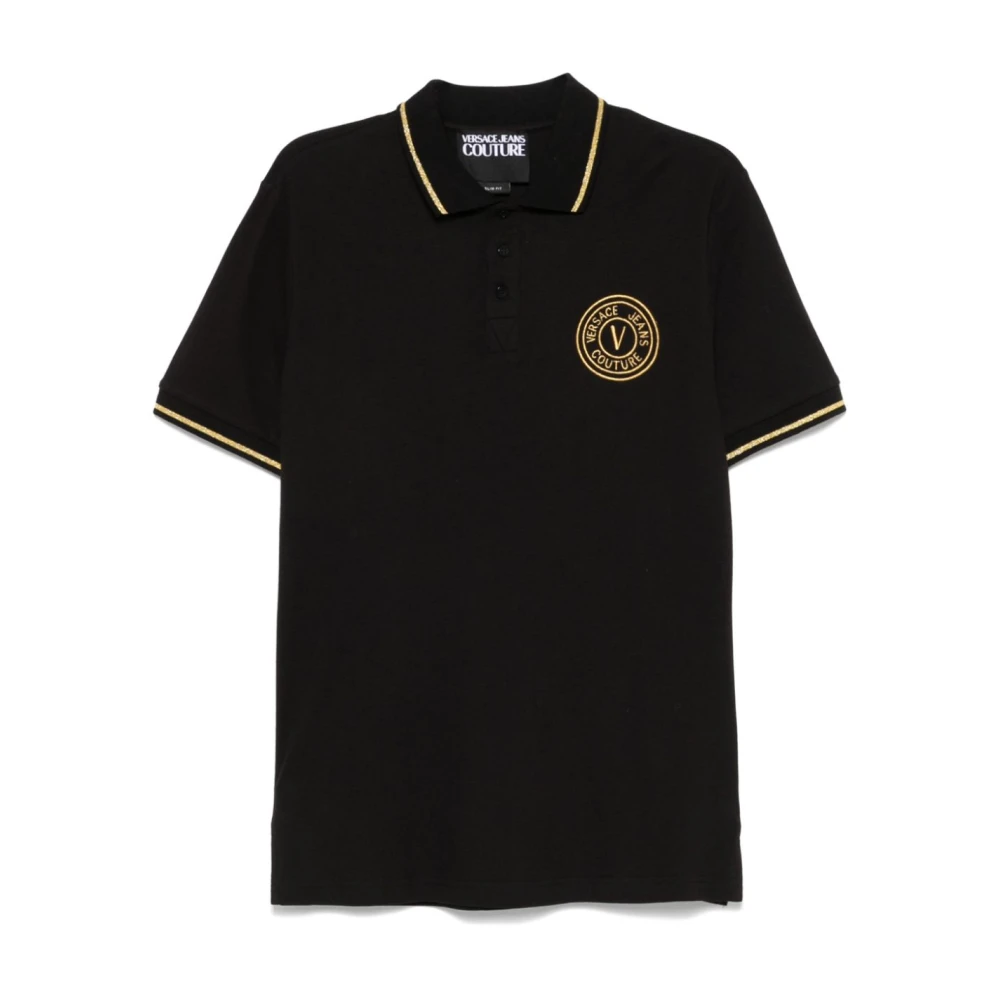 Versace Jeans Couture Stijlvolle T-shirts en Polos Collectie Black Heren