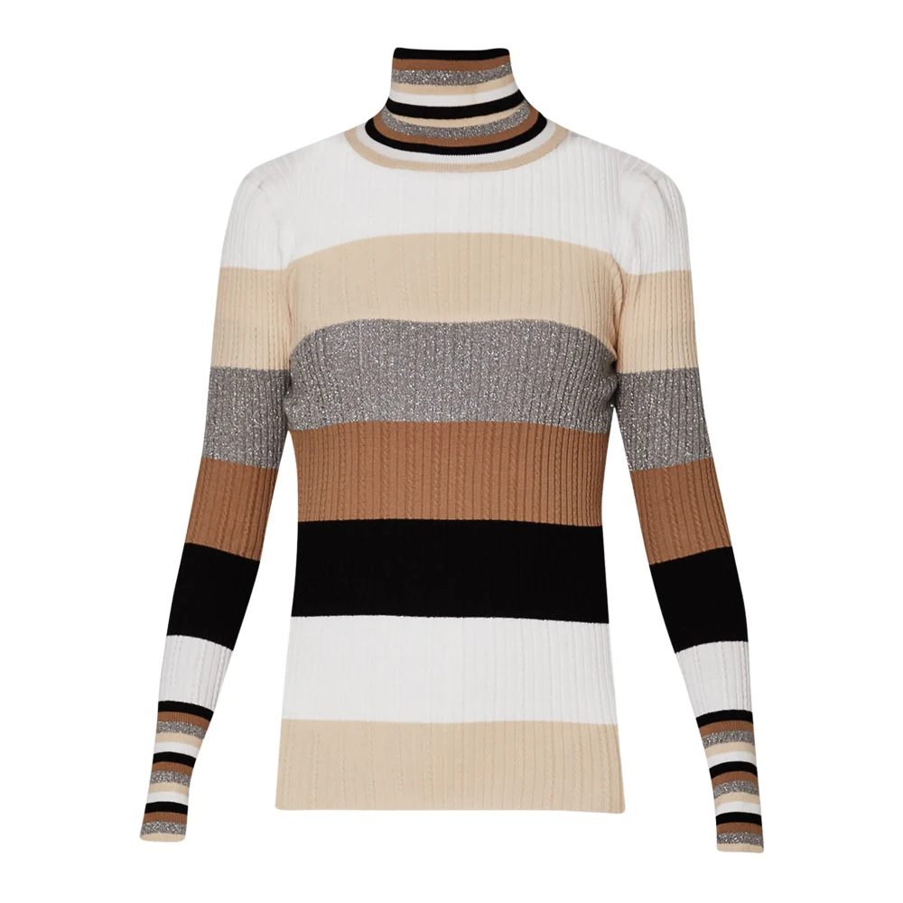Liu Jo Gestreepte Dolcevita Trui Multicolor Dames