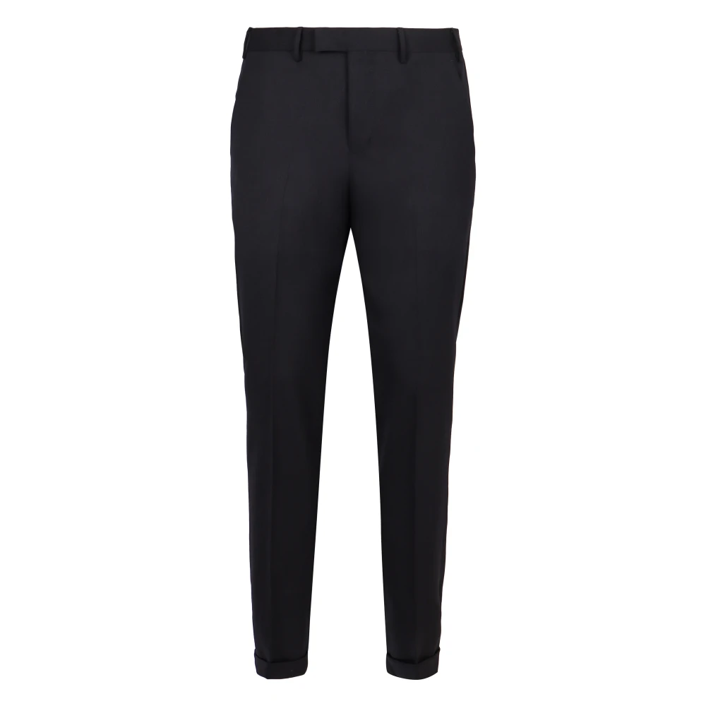 Pt01 Men's Blue Suit Trousers, 2XL, Straight-Leg Tailored Trousers