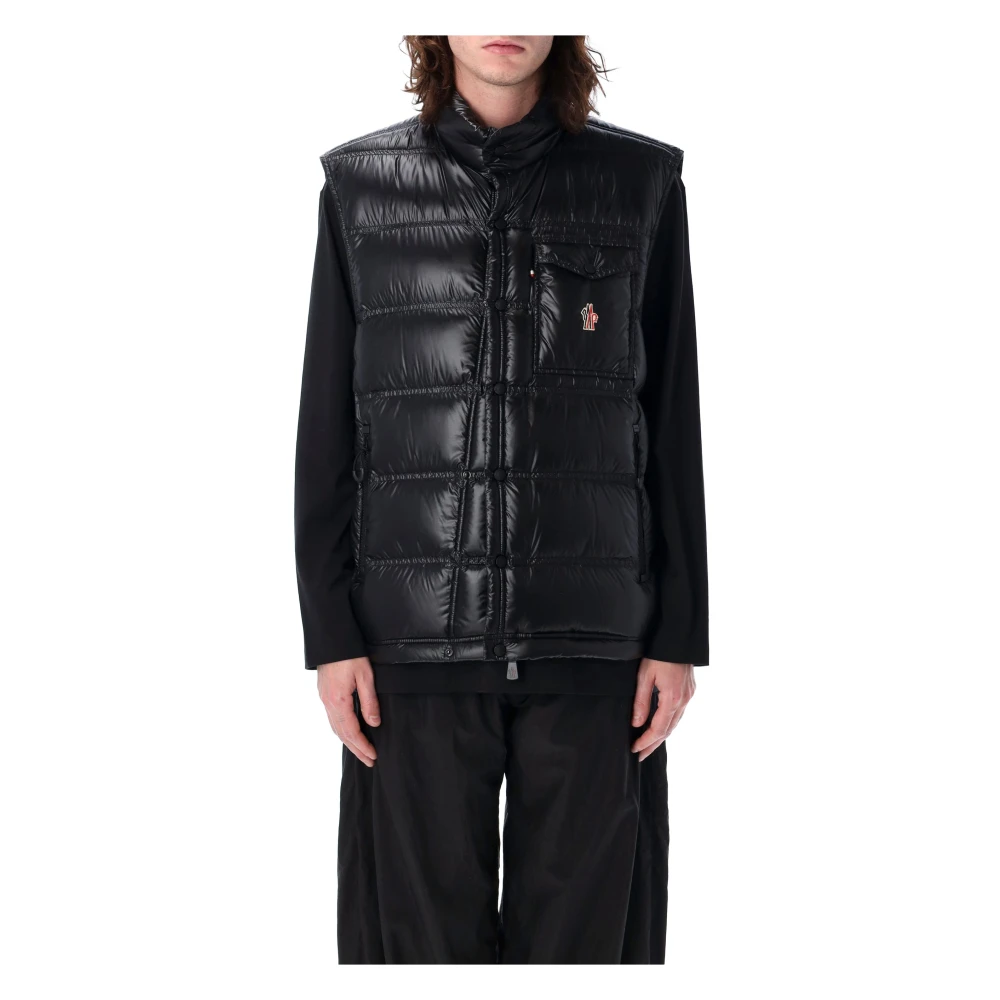 Moncler - Jackets > Vests - Black - Moncler - Modalova