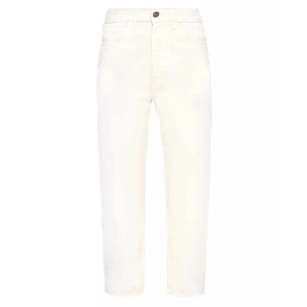 Twinset Witte Katoenen Jeans Broek White Dames