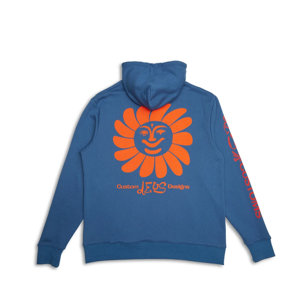 Deus Ex Machina Vintage Helios Hoodie Blue Heren