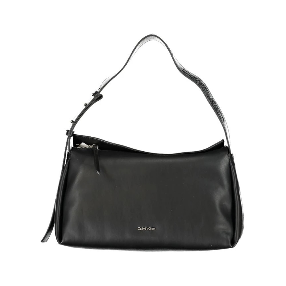 Calvin Klein , Shoulder Bags, Female, Black, One Size, Polyester Shoulder Bag