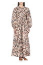 robe-beige-en-coton-avec-col-en-v