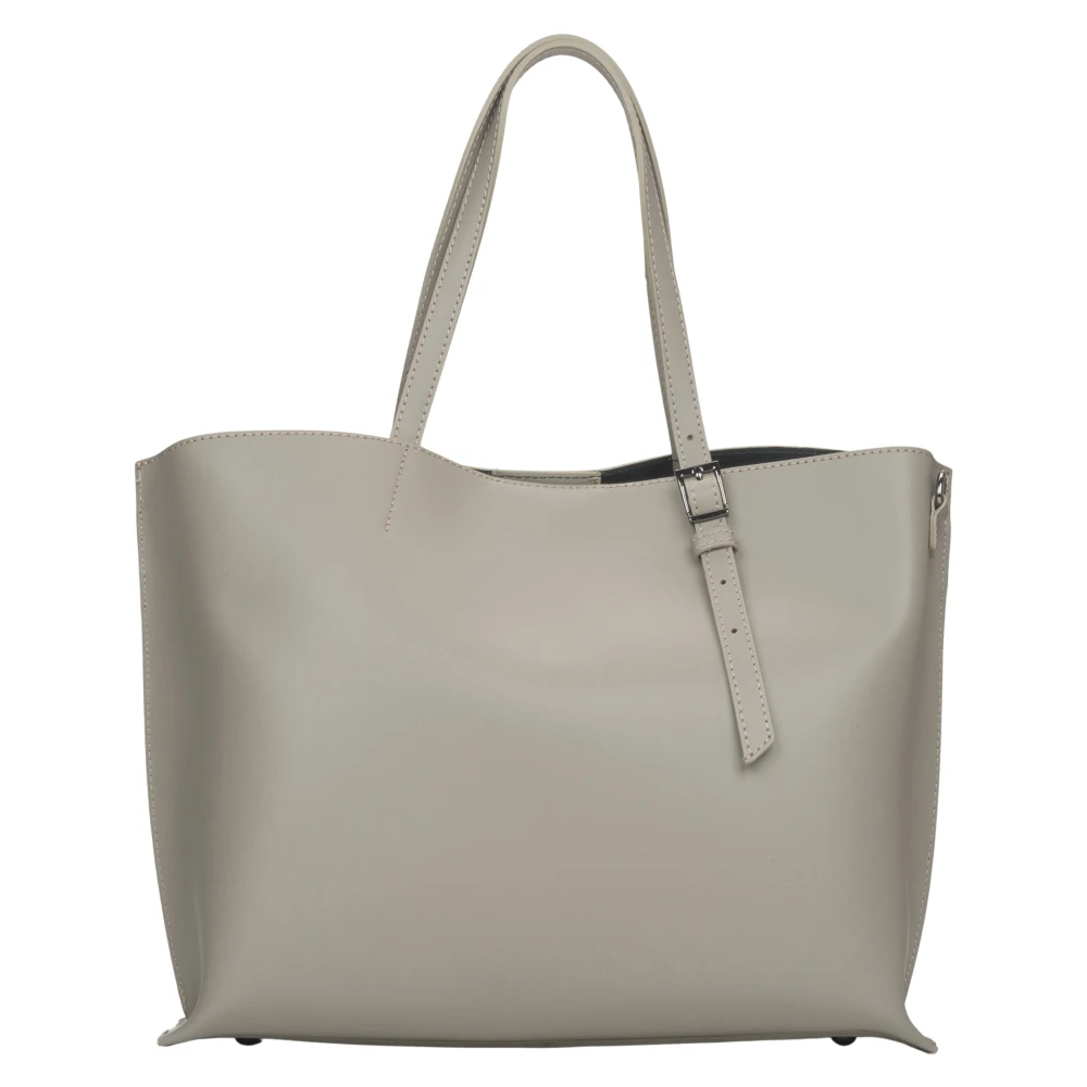 Estro Women's Beige Shopper Bag - Shopping Bags - One Size - Bags