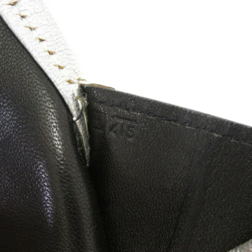 Hermès Vintage Pre-owned Fabric clutches White Dames