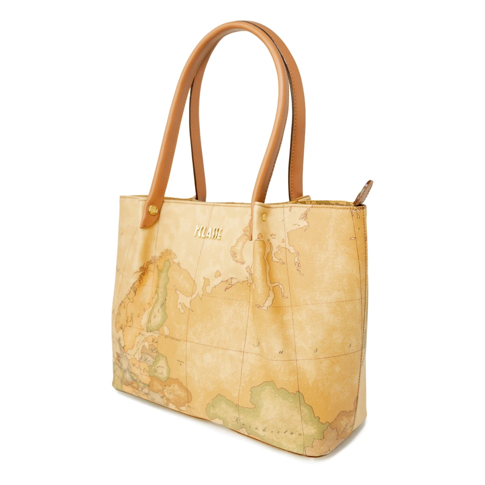 Alviero Martini 1a Classe Beige Leren Handtas Mix Beige Dames
