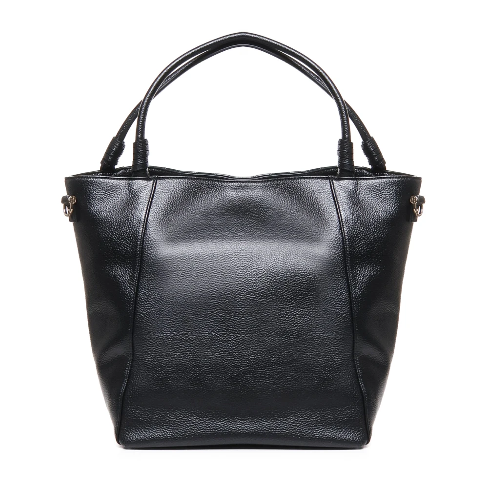 V73 Zwarte Tote Tas met Magnetische Sluiting Black Dames