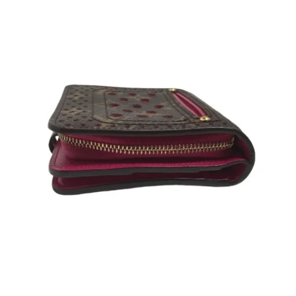 Louis Vuitton Vintage Pre-owned Fabric wallets Brown Dames