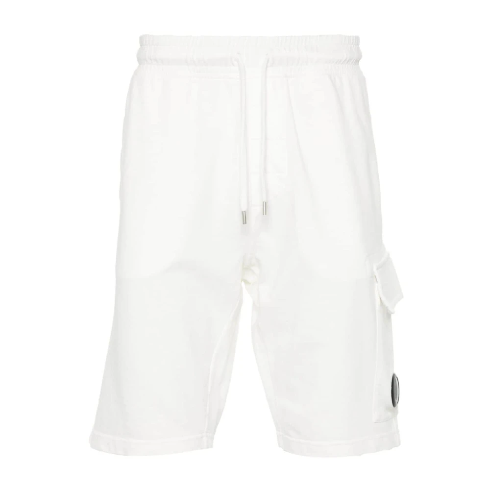 C.P. Company Witte Casual Shorts voor Mannen White Heren