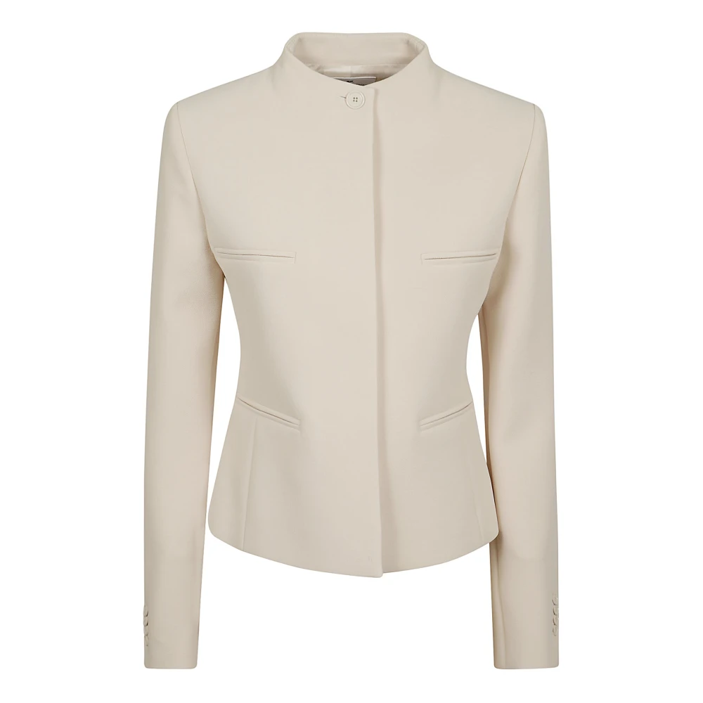 Courrèges Neutrale Jas Aw24 Damesmode Beige Dames