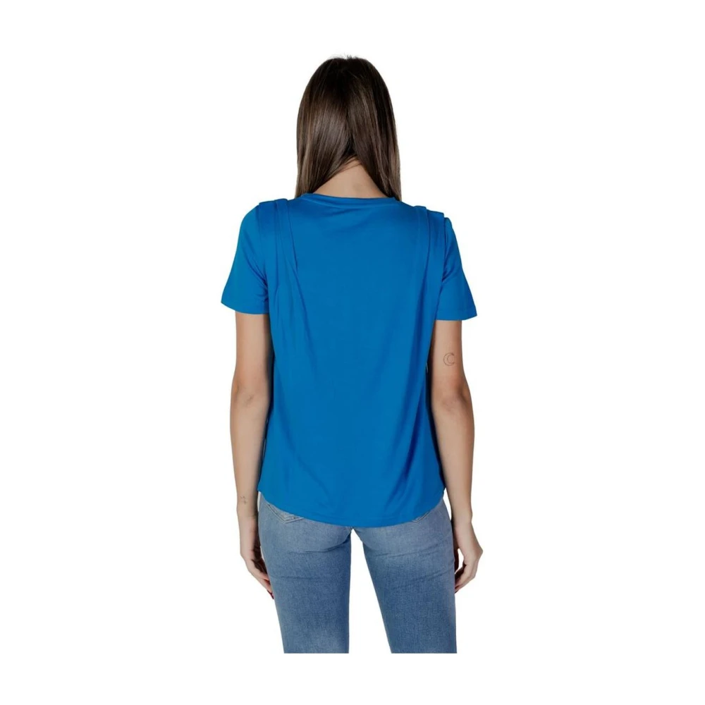 b.Young Blauwe Modale Top Damescollectie Blue Dames