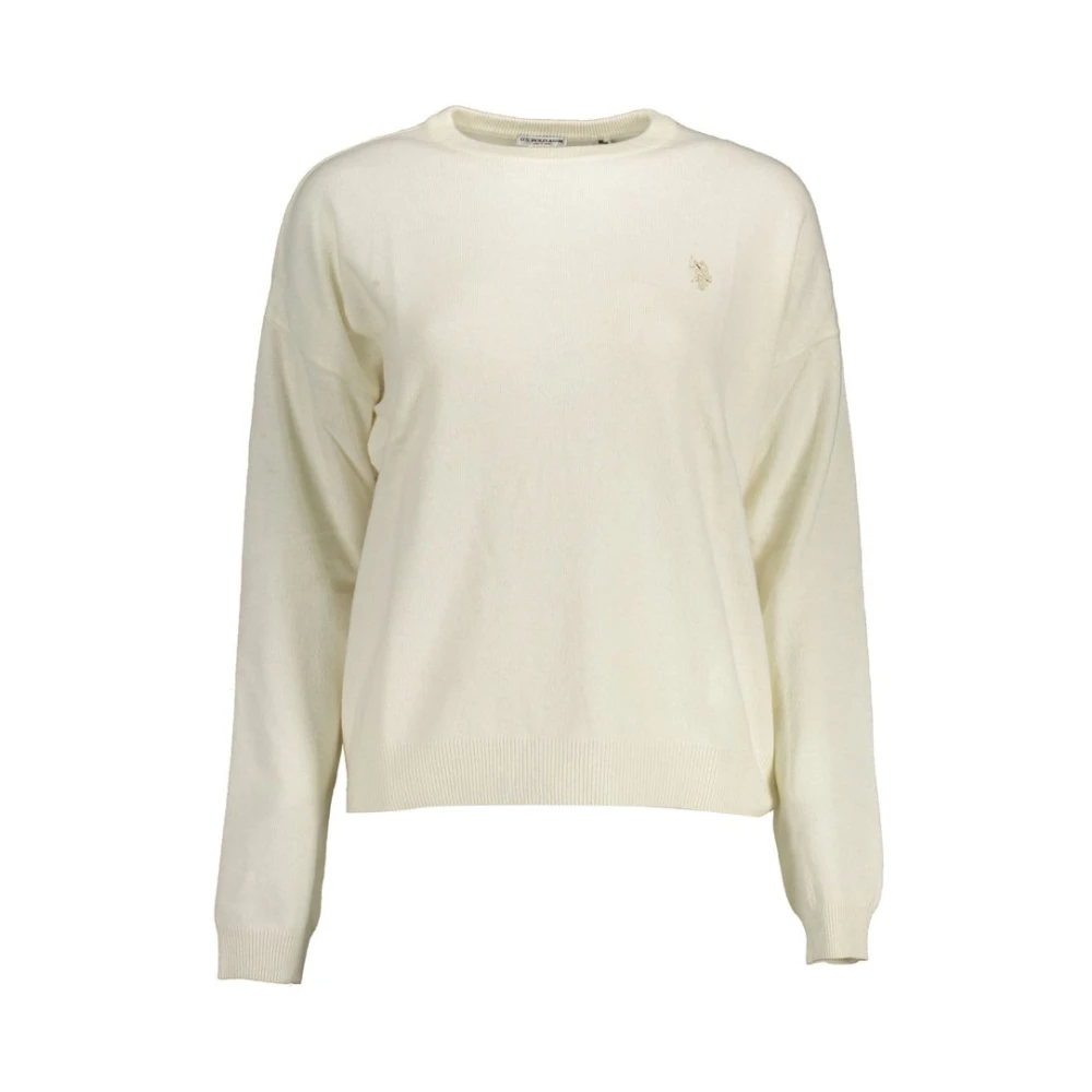 U.s. Polo Assn. Damen Beige Rundhals-Strickware