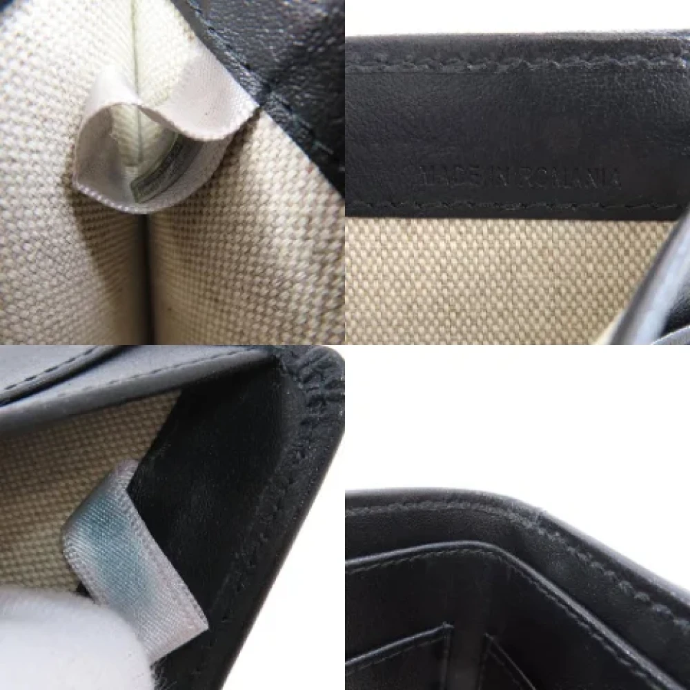 Jimmy Choo Pre-owned Leather wallets Black Dames