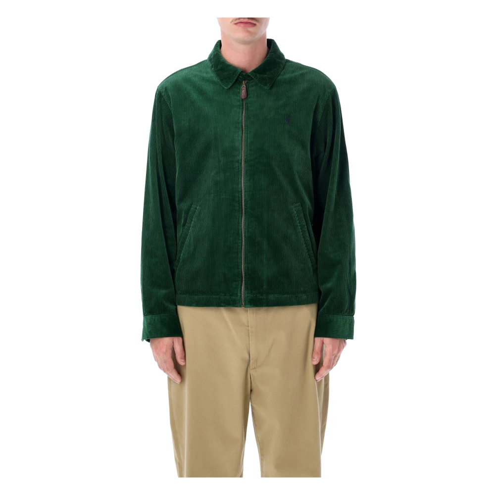Polo Ralph Lauren Men's Green Light Jackets, Xl, Wynton Corduroy Jacket