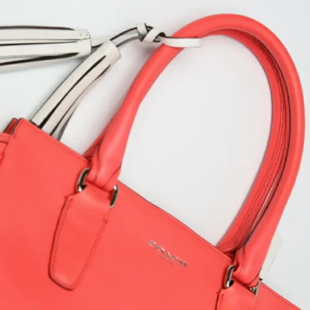 Coach Pre-owned Fabric handbags Orange Dames