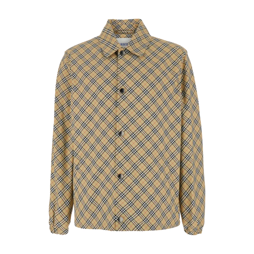 Burberry Herren Beige Jacken, Mgröße: