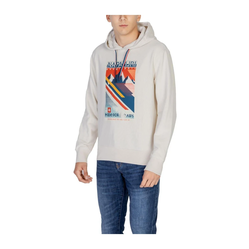 Napapijri Beige Katoenmix Trui Beige Heren