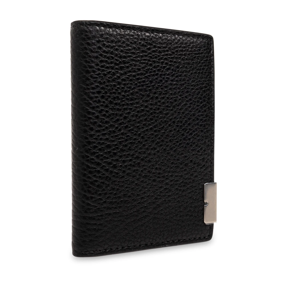 Burberry Leren kaarthouder Black Heren
