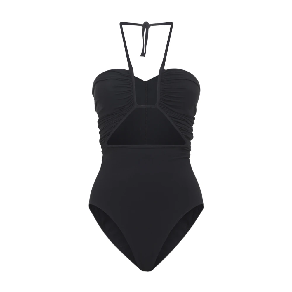 Rick Owens Women's Black Swimsuits, M, Prong Bather One-Piece