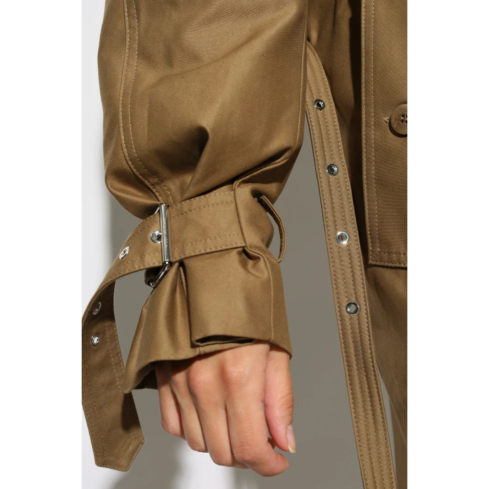 JW Anderson Trenchcoat met zakken Brown Dames